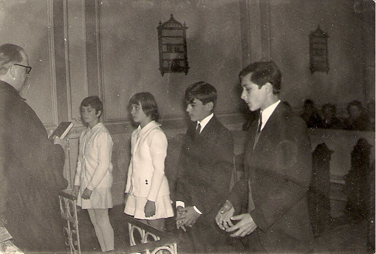 Zalaszentgrót, konfirmáció, 1972. április 9.